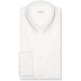 Seidensticker - Businessoverhemd - Wit - Regular 1/1 Button-down Kraag - Effen