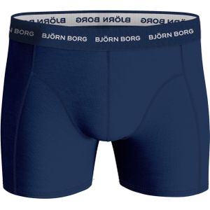 Bjorn Borg Cotton Stretch boxers, heren boxers normale lengte (1-pack), blauw -  Maat: L