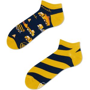 Many Mornings unisex enkelsokken, Sock The Builder Low