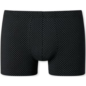 SCHIESSER Cotton Casuals boxer (1-pack), heren shorts zwart met patroon -  Maat: M