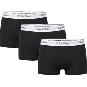 Calvin Klein Trunk (3-pack), heren boxers normale lengte, zwart -  Maat: S