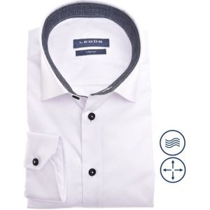 Ledub modern fit overhemd, wit