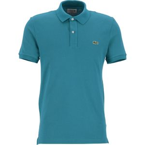 Lacoste Slim Fit polo, petrol groenblauw -  Maat: L