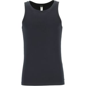 HOM Supreme Cotton tanktop (1-pack), heren singlet, zwart -  Maat: XXL