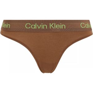 Calvin Klein dames thong (1-pack), string, groen -  Maat: XL