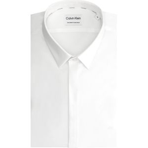 Calvin Klein slim fit overhemd, Stainshield Solid Hp Eslim Shirt, wit 42