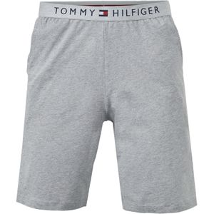 Tommy Hilfiger heren lounge short, korte broek dun, grijs -  Maat: XL
