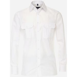 CASA MODA modern fit overhemd, mouwlengte 72 cm, popeline, wit 41
