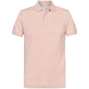 Profuomo slim fit heren polo, roze -  Maat: L