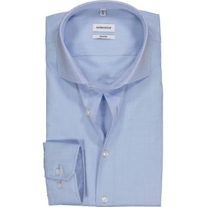 Seidensticker shaped fit overhemd, lichtblauw fijn Oxford 42