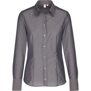 Seidensticker dames blouse regular fit, grijs -  Maat: 46
