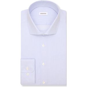 Seidensticker slim fit overhemd, popeline, blauw gestreept