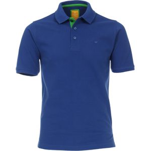 Redmond modern fit poloshirt, blauw (groen contrast)