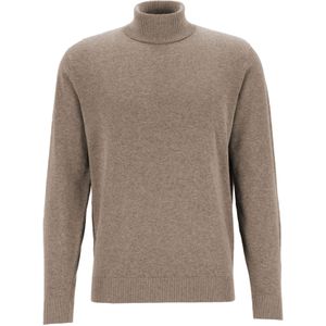 Redmond heren coltrui katoen, beige