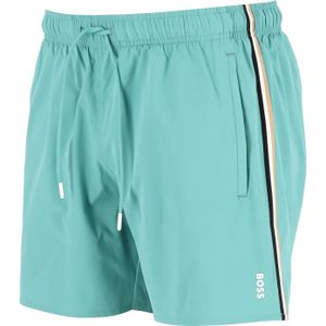 HUGO BOSS Iconic swim shorts, heren zwembroek, turquoise -  Maat: L