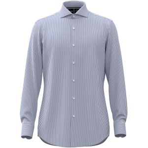 BOSS Hank slim fit overhemd, twill, blauw