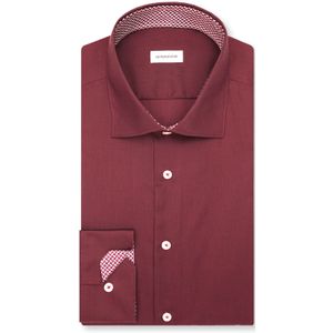 Seidensticker slim fit overhemd, popeline, rood