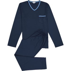 Mey heren pyjama Leongatha, donkerblauw -  Maat: XXL
