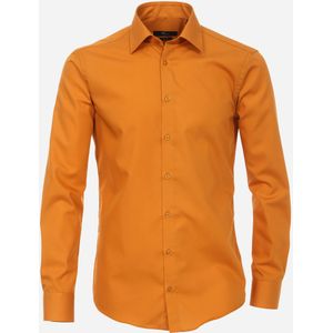 VENTI modern fit overhemd, popeline, geel 48