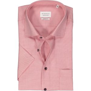 ETERNA modern fit overhemd korte mouw, twill, roze 44