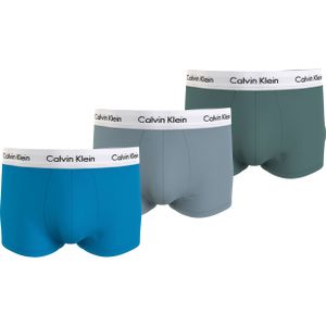 Calvin Klein Trunk (3-pack), heren boxers normale lengte, blauw -  Maat: XXL