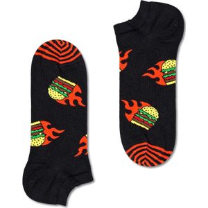 Happy Socks Flaming Burger Low Sock, unisex enkelsokken