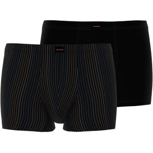 Ceceba heren boxer extra lang (2-pack), zwart gestreept -  Maat: 8XL