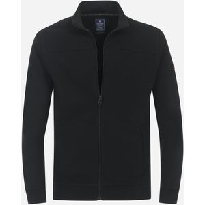 Redmond heren sweatvest katoenmengsel, opstaande kraag, grijs (middeldik)