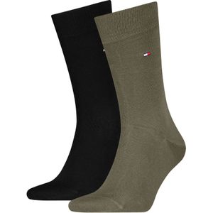 Tommy Hilfiger Sock Classic (2-pack), heren sokken, army groen
