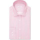 Seidensticker slim fit overhemd, popeline, rood gestreept