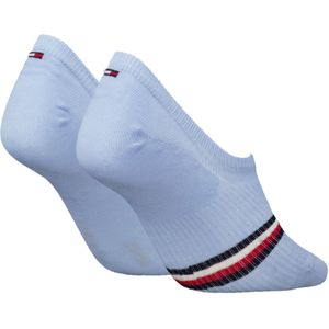 Th Women Footie 2P Rib Multicolor  Stripe