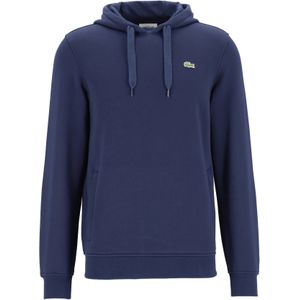 Lacoste heren hoodie sweatshirt, marine blauw -  Maat: S