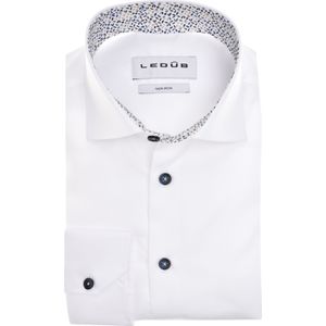 Ledub modern fit overhemd, popeline, wit