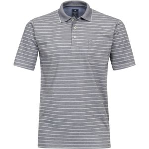 Redmond regular fit heren polo, jersey, blauw gestreept