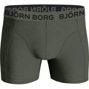 Bjorn Borg Cotton Stretch boxers, heren boxers normale lengte (1-pack), groen