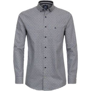 Redmond - Comfort Fit - Overhemd - Blauw Geruit - Strijkvriendelijk