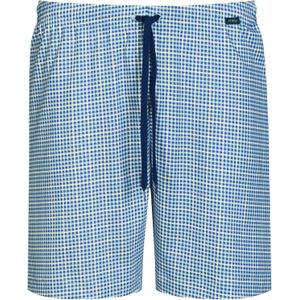 Mey pyjamabroek kort, Redesdale, blauw geruit -  Maat: XL