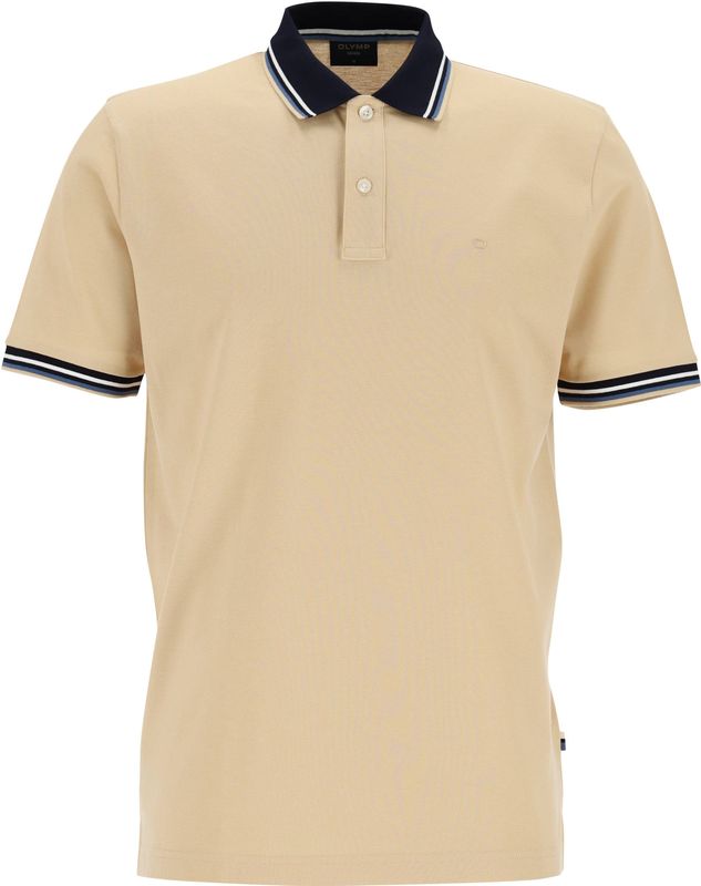 OLYMP Polo Casual, modern fit polo, beige