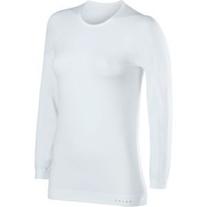 FALKE dames skiing longsleeve Maximum Warm, thermoshirt, wit (white) -  Maat: XL