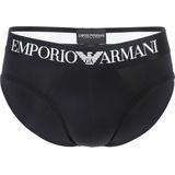 Emporio Armani Brief Iconic (1-pack), heren slip zonder gulp, zwart -  Maat: M