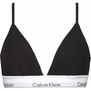 Calvin Klein dames Modern Cotton triangel bra, triangel BH, zwart -  Maat: L
