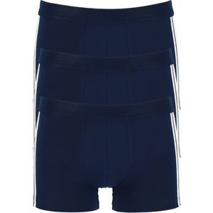 SCHIESSER 95/5 Stretch shorts (3-pack), donkerblauw -  Maat: L