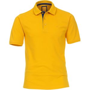 Redmond modern fit poloshirt, geel (blauw contrast)