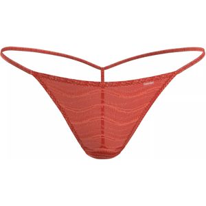 Calvin Klein dames string thong (1-pack), string, oranje -  Maat: XL