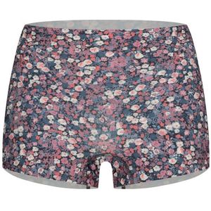TEN CATE Secrets women shorts (1-pack), dames Shorts middelhoge taille, roze met paars bloemtjes -  Maat: S