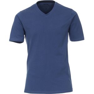 Redmond regular fit T-shirt, korte mouw V-hals, blauw