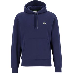 Lacoste heren hoodie sweatshirt, navy blauw -  Maat: 3XL