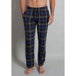 Ceceba heren pyjama- of loungebroek, zwart geruit