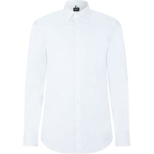 BOSS Hays slim fit overhemd, structuur, wit