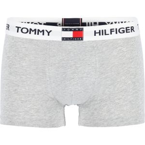 Tommy Hilfiger Tommy 85 trunk (1-pack), heren boxer normale lengte, grijs melange -  Maat: L